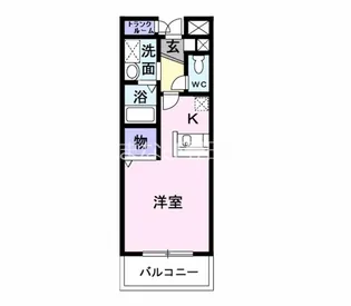 アンソレイエ【3階】の間取り
