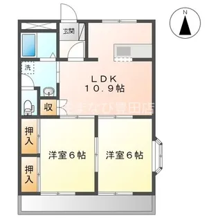 アメニティハイム【101号室】の間取り