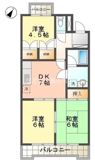 みゆきビル【205号室】の間取り