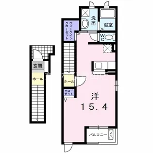 パークサイド 野見山【2階】の間取り