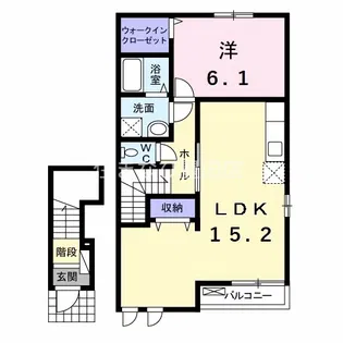 アンジェール B【2階】の間取り