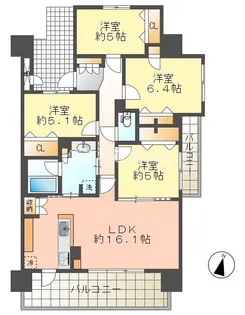 リコット豊田日之出【8階】の間取り