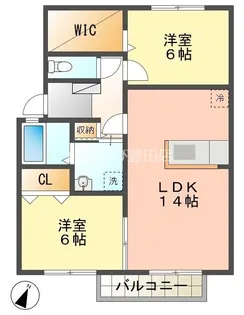ロイヤルステージA【1階】の間取り