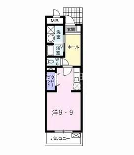 グランデ金谷【3階】の間取り