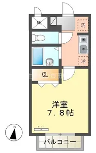 グレイス三好【2階】の間取り