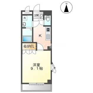 プレザンス NT【101号室】の間取り