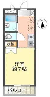 ラルーチェ若宮【4階】の間取り