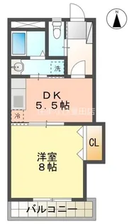 リーパス・カーネ【2階】の間取り