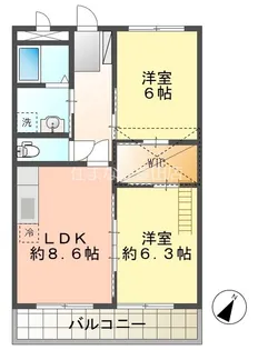 アートヒルズ黒笹【3C号室】の間取り
