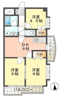藤ビル【301号室】の間取り