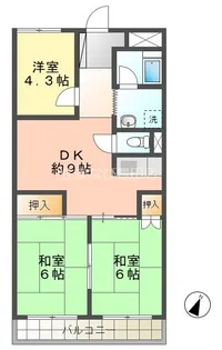 アビニヨンビル【7階】の間取り