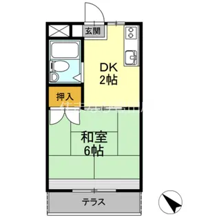 レイクグリーン三好 A棟【2階】の間取り