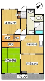 レジデンス小沢【2階】の間取り