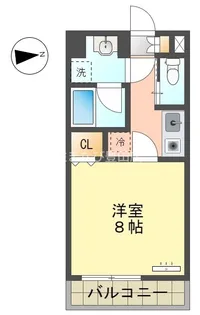 ユニエトワール豊田(旧 ヴァンクール豊田)【5階】の間取り