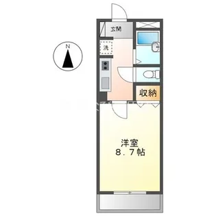 シティハイツ渋谷【305号室】の間取り