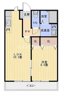 マジェスティーA【2階】の間取り