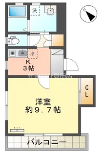 コーポ幸Ⅳ【202号室】の間取り