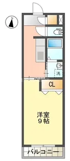 ラフィネ小川【206号室】の間取り