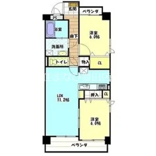 クレール1【201号室】の間取り