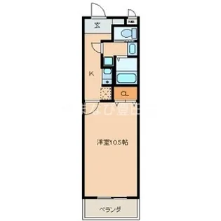 メゾンセラータ平芝【2階】の間取り