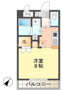 サニーフラット【2階】の間取り