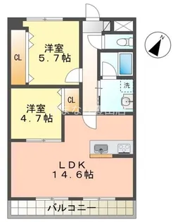 マカリイ【6階】の間取り