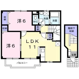 グリーン フォーリスト【2階】の間取り