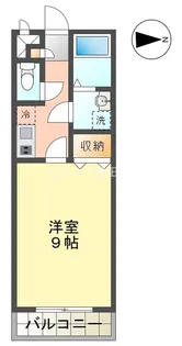 アンプルール リーブル Polo【1階】の間取り