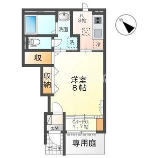 スイート【102号室】の間取り