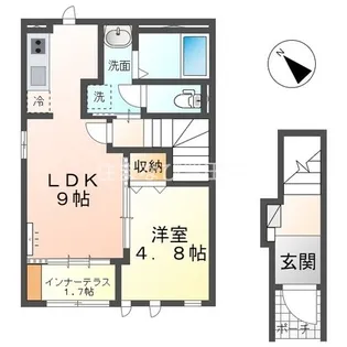 スイート【201号室】の間取り