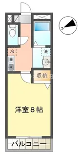 セレニール和合Ⅱ【3D号室】の間取り
