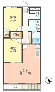 Asobi-PALACE春木白土(旧:ファンタジア)【1階】の間取り