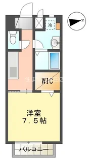 愛コーポレーションカネタ【1階】の間取り