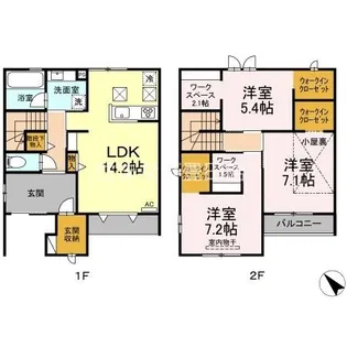 CEREZA【103号室】の間取り