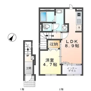 ラビーウT.K.【202号室】の間取り