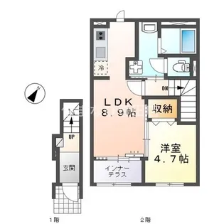 ラビーウT.K.【203号室】の間取り