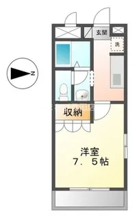 ソレイユYUKI【101号室】の間取り