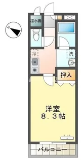 シンシャルム(旧称 シャルムスズキⅡ)【1階】の間取り