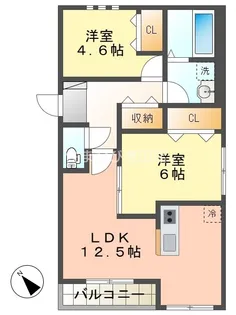 ラヴィアンローズ【3階】の間取り