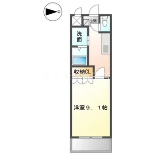 グランメール【203号室】の間取り