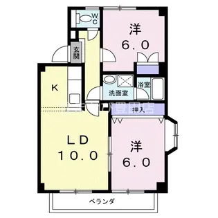 ステージC【2階】の間取り