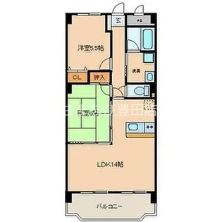 ルミエール成田【3階】の間取り