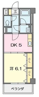 メゾンドセリーヌ【306号室】の間取り