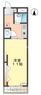 グランビュー太平【201号室】の間取り