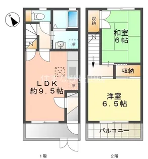 I-stage東郷 A棟【2号室】の間取り