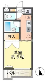 若宮ビューハイツ【702号室】の間取り
