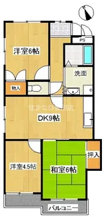 マリンハイツ【3D号室】の間取り