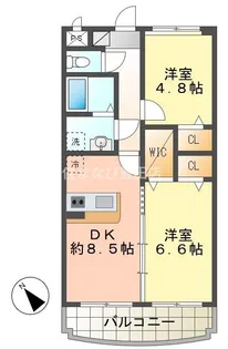 ロイヤル大成町1号館【108号室】の間取り