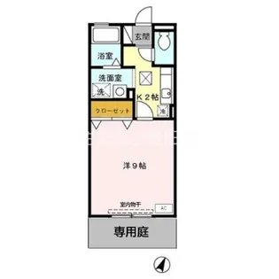 コンフォート宮町【1階】の間取り