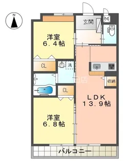 M・不動【2階】の間取り